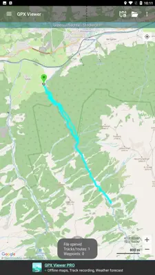 GPX Viewer android App screenshot 0